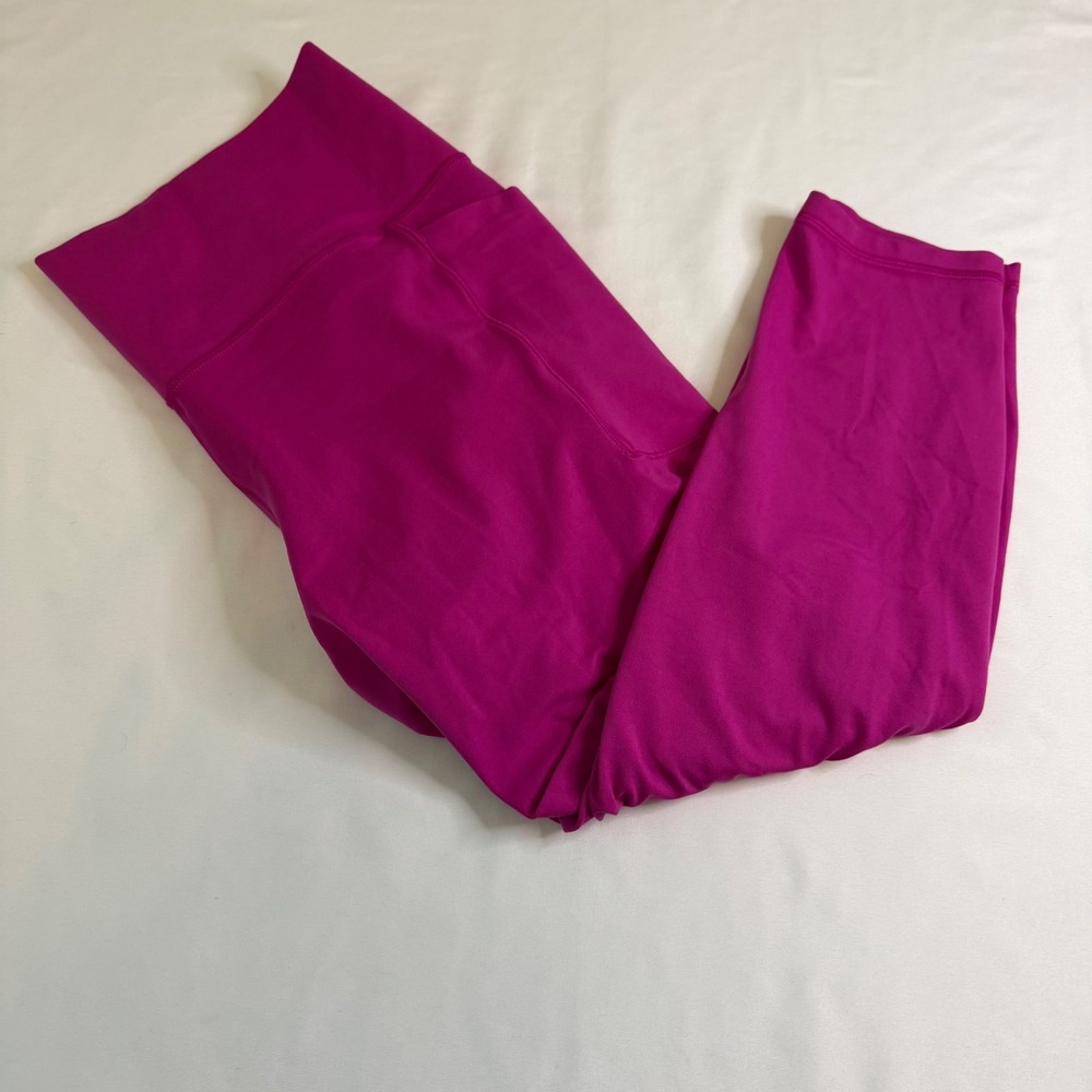 Athleta Salutation Stash Pocket II 7/8 Tight Magenta Pink Leggings XL Yoga